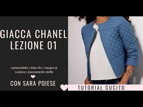 giacca chanel cartamodello gratis|Giacca Chanel: lezione 01 .